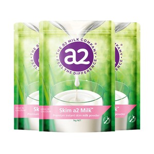 【自营】新西兰澳洲进口a2成人奶粉高蛋白脱脂高钙中老年1kg*3