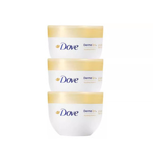 多芬大金碗滋养焕亮肌肤保湿滋润秋冬季身体乳300ml*3罐官方正品