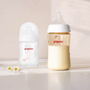 贝亲奶瓶套装新生儿防胀气母乳实感玻璃奶瓶160ml+ppsu奶瓶240ml