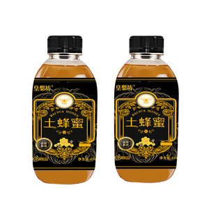 原蜜全封盖土蜂蜜纯正天然成熟山花蜜百花蜜420g/瓶-聚媒