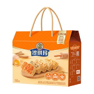 徐福记糕点混合口味沙琪玛礼盒1.216kg早餐零食下午茶