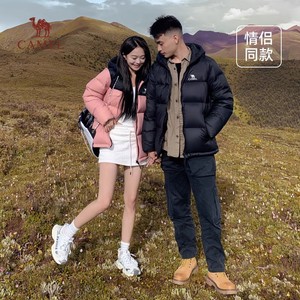 [骆驼火山羽绒服]女装加厚保暖男女同款面包服短款外套2024秋新款