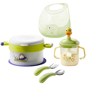 babycare辅食碗注水保温碗婴幼儿宝宝专用恒温吸盘碗儿童餐具套装