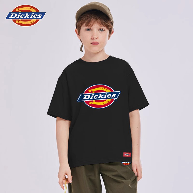 【特惠清仓】Dickies童装奥莱男女童短袖t恤夏季断码速干衣服潮A 39.9元