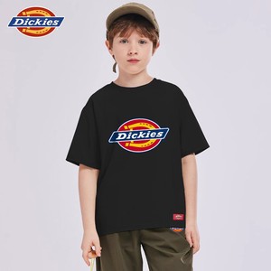 【特惠清仓】Dickies童装奥莱男女童短袖t恤夏季断码速干衣服潮A