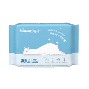 舒洁湿厕纸40抽擦屁屁如厕湿纸巾擦屁股擦菌厕纸女性可用