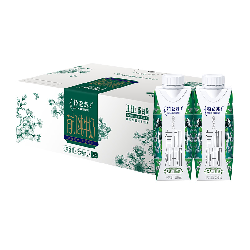 蒙牛特仑苏有机纯牛奶梦幻盖250ml*24盒 78.9元