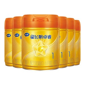 官方正品飞鹤星飞帆卓睿Pro A2β-酪蛋白1段婴幼儿牛奶粉758g*6罐