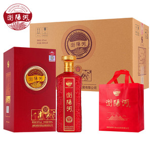 浏阳河 酒 1956柔和20白酒整箱52度浓香型500ml*6瓶