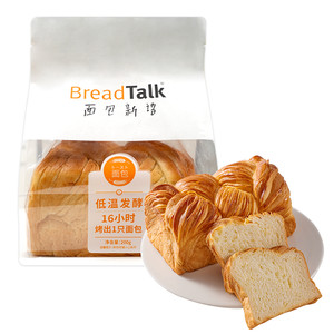 面包新语北海道厚切吐司面包整箱早餐切片手撕面包学生营养食品