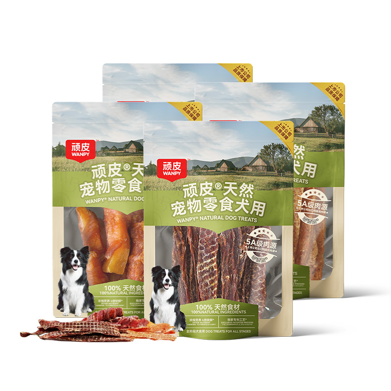 顽皮狗狗零食宠物鸭肉干鸡肉干磨牙棒幼犬训练奖励小型犬小狗零食 6.71元