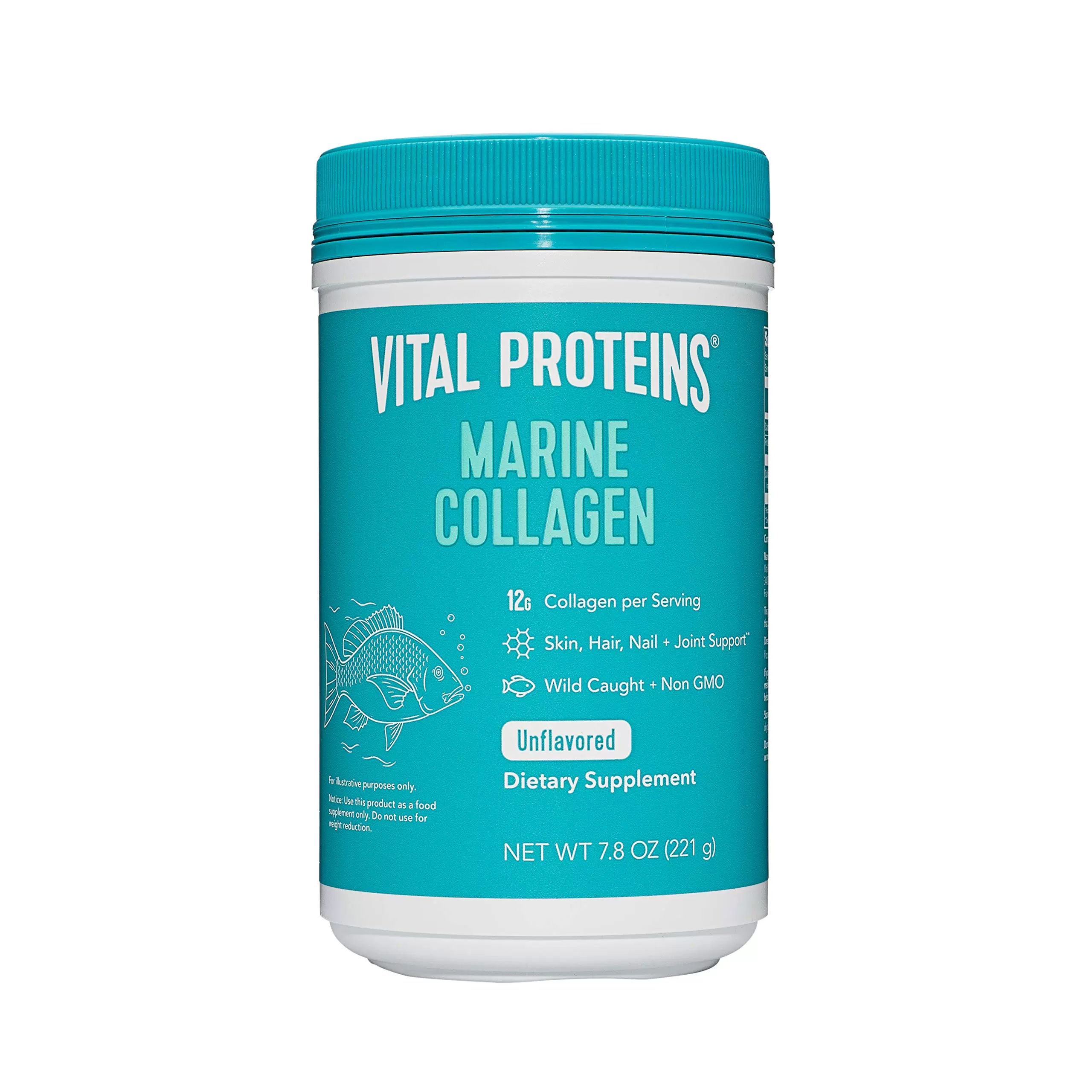 雀巢VitalProteins歪头蛋白鱼胶原蛋白肽美国原装221g粉剂非胶囊 379.1元