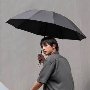 蕉下三折自动伞雨伞男女情侣加大加厚加固抗风暴反向折叠雨伞