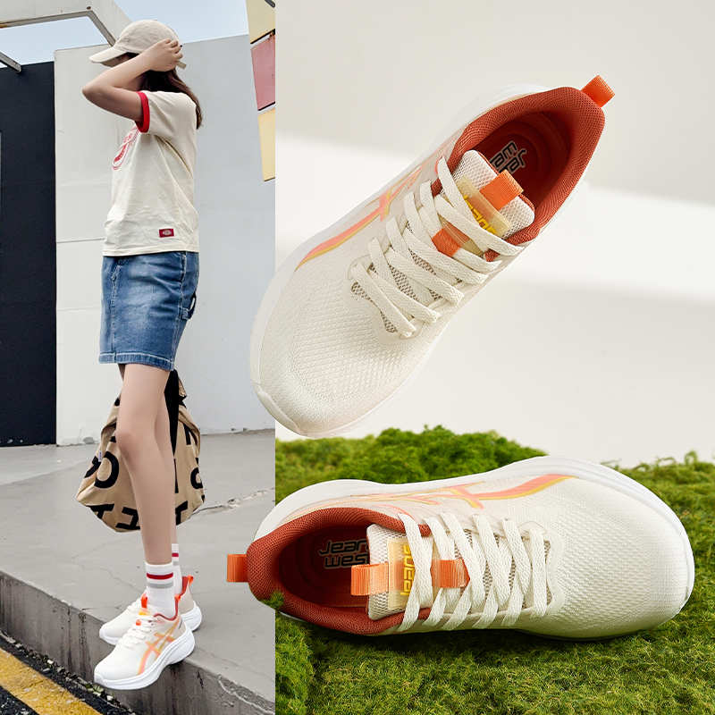 Jeanswest/真维斯跑步鞋男鞋缓震运动鞋透气轻便休闲鞋跑鞋A16 69.9元