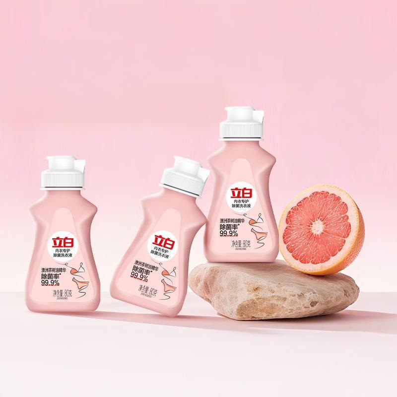 立白除菌内衣洗衣液内衣内裤专用便携装80g*3 11.9元