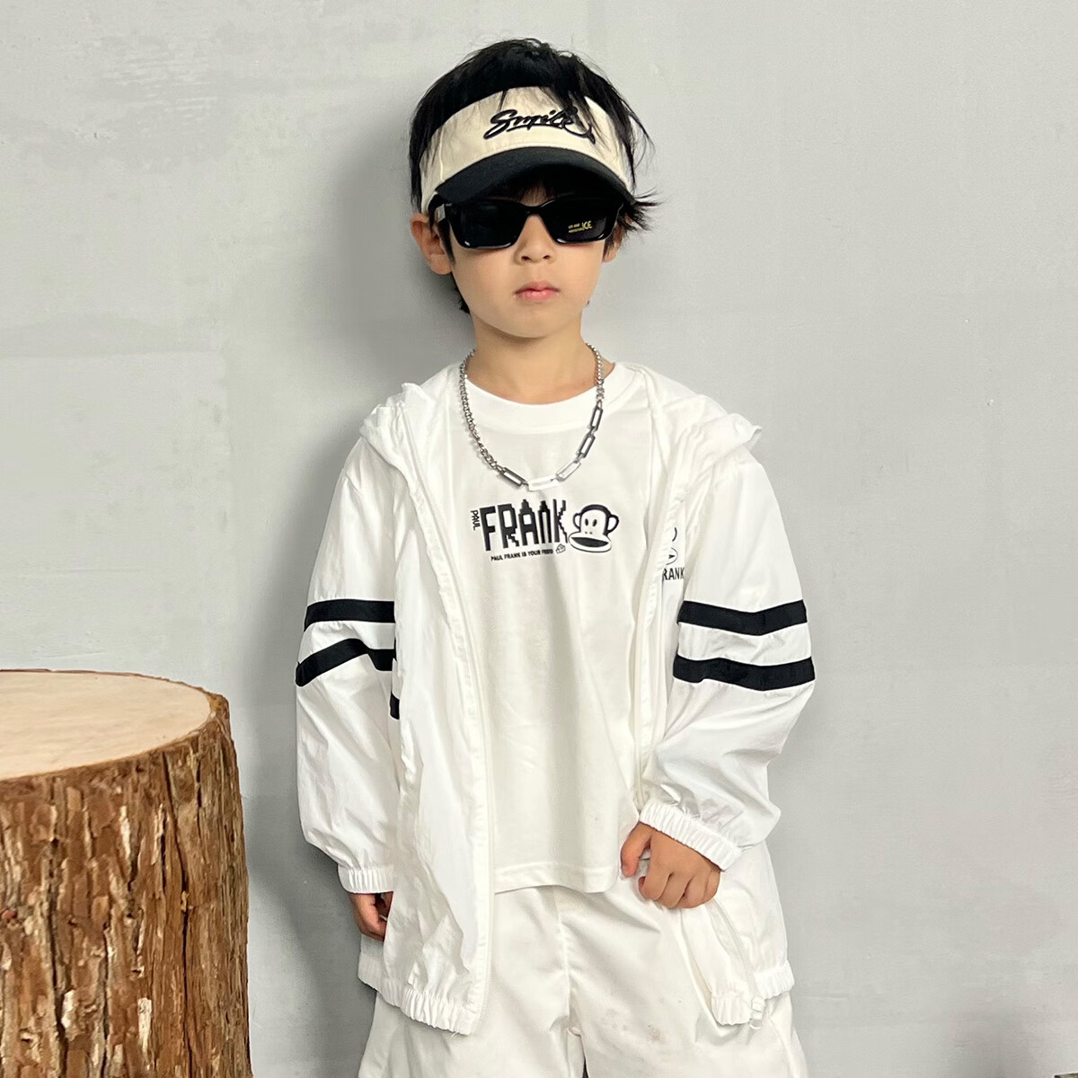 大嘴猴 儿童连帽防晒服 32.9元