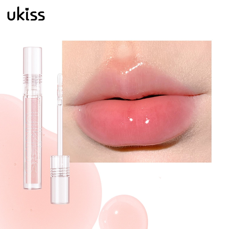 UKISS唇油透明唇釉水光滋润口红镜面光感嘟嘟玻璃唇 17.5元