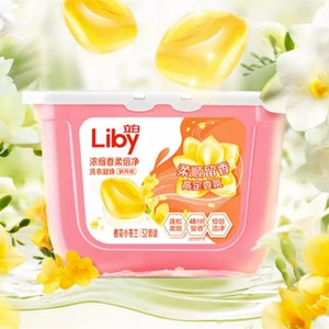 立白小苍兰洗衣凝珠柔顺留香三合一浓缩速溶洗衣液深层洁净52颗tk