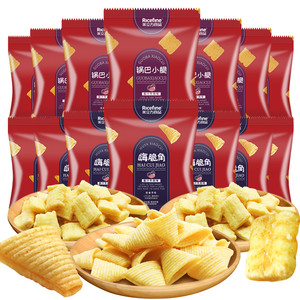 米立方锅巴虎牙嗨脆角酱汁牛肉味海底捞小零食同款小包装