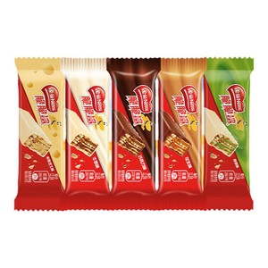 【虞书欣同款】雀巢脆脆鲨威化饼干巧克力牛奶味散装混合口味零食