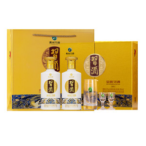 习酒原箱53度金质习酒礼盒双瓶500ml×2瓶×3盒酱香型白酒6瓶整箱