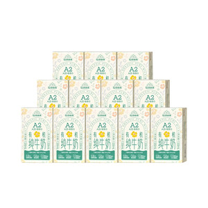 [有机A2奶]牧场快线高钙优质蛋白儿童早餐奶135ml*12盒3.6g纯牛奶