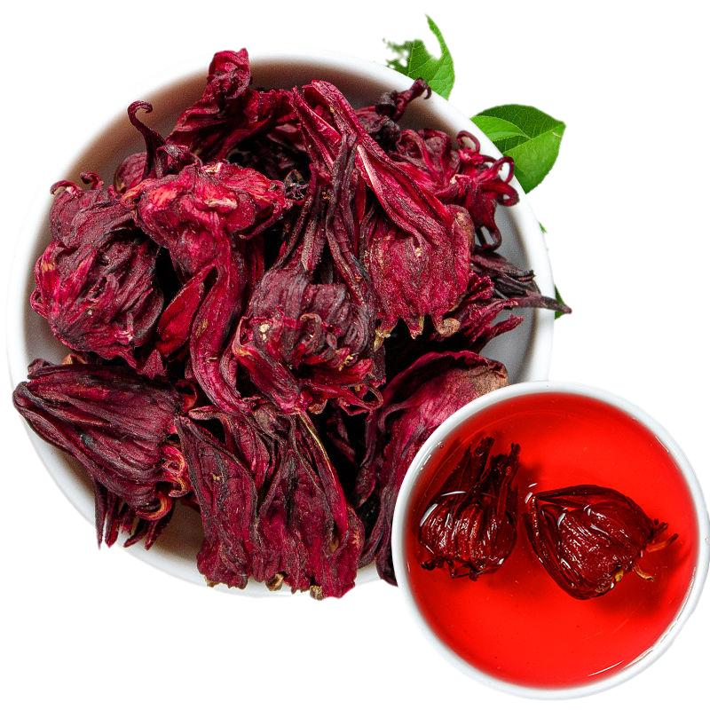 洛神花茶正品玫瑰茄红桃K洛神花干酸梅汤原料10克~1000克批发食用 8.6元