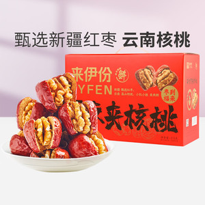 来伊份 每日枣夹核桃610g	