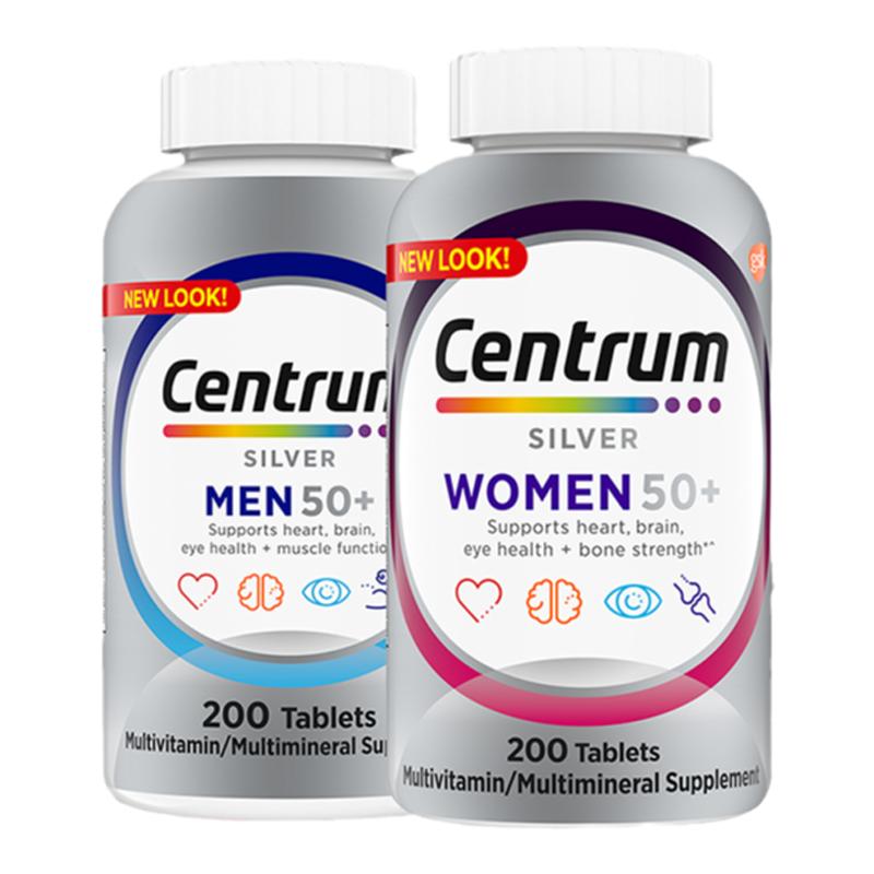 【临期】Centrum善存海外银片中老年女性复合维生素200粒 184.2元