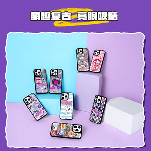 MINISO名创优品复古系列苹果手机壳苹果15手机壳16promax磁吸手机壳情侣手机壳新款2025网红爆款硅胶手机壳