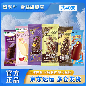 蒙牛 随变纯脆组合冰淇淋40支