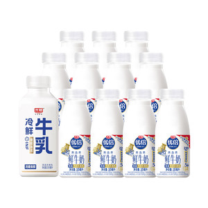 【下滑详情领淘金币抵扣】光明优倍鲜奶185ml*11瓶+牛乳200ml*1瓶