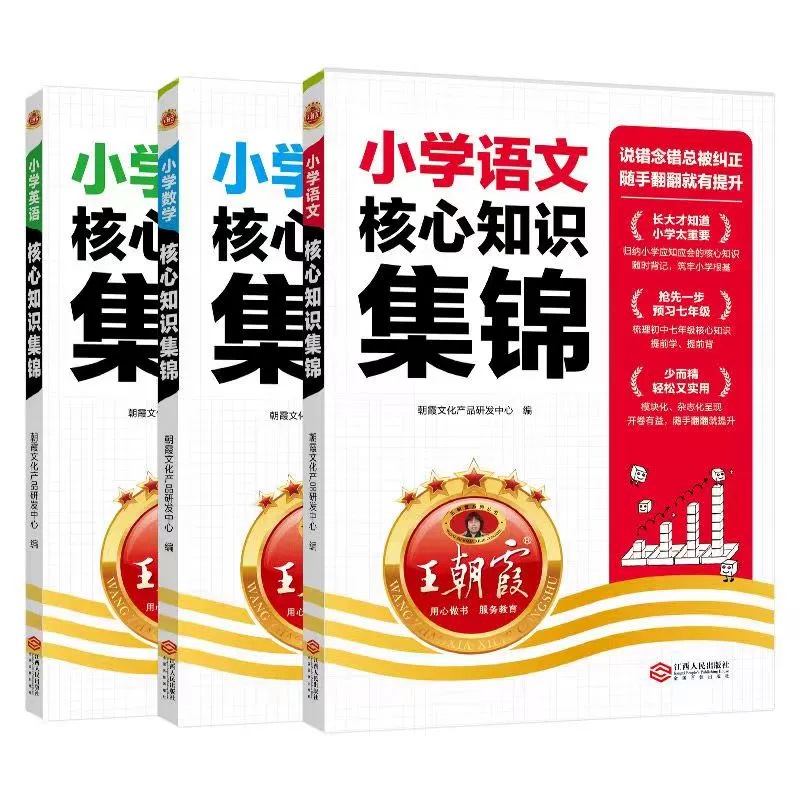 【王朝霞旗舰店】小学核心知识集锦语文数学英语知识大盘点一二三四五六年级基础手册小升初衔接预习练习小学知识点汇总复习工具书