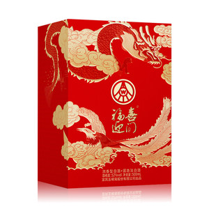 五粮液股份福喜迎门龙凤呈祥52度500ml浓香型白酒单瓶