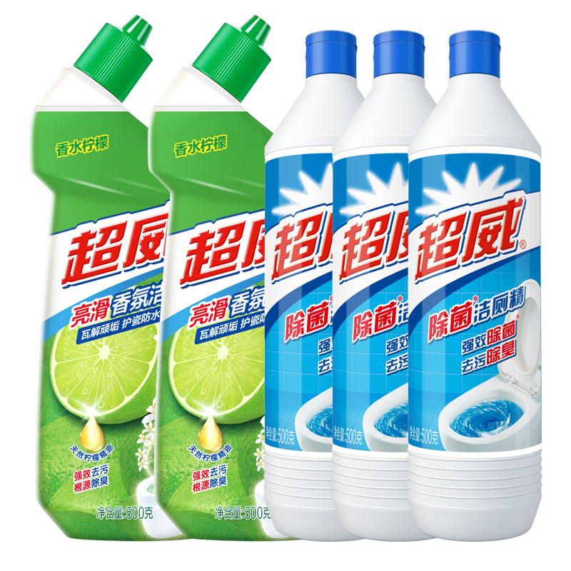 超威洁厕灵液洗厕所除臭清香型马桶清洁剂神器除垢去黄强力去渍净 19.9元