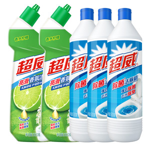 超威洁厕灵液洗厕所除臭清香型马桶清洁剂神器除垢去黄强力去渍净