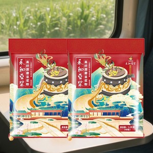 永和豆浆粉高纤原磨原味营养早餐即食冲饮豆粉独立包装非转基因