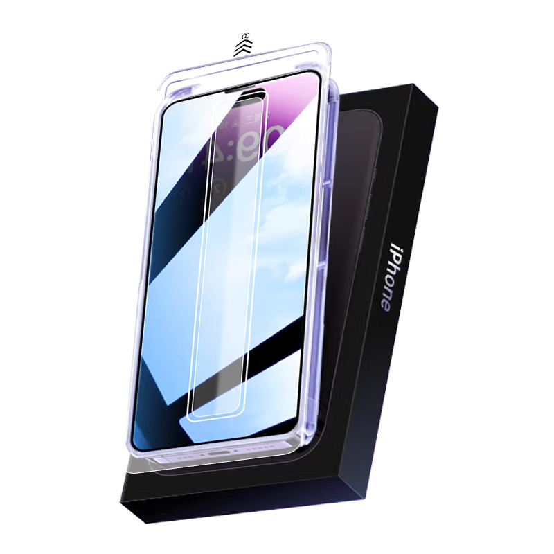 酷乐风 适用苹果15钢化膜无尘仓秒贴iPhone16手机膜13ProMax自除尘高清防窥14Pro贴膜神器全屏新款plus防指纹 15.9元