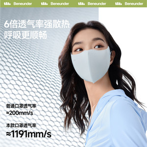 蕉下Beneunder防晒口罩一次性高颜值防紫外线彩色日抛非医用口罩