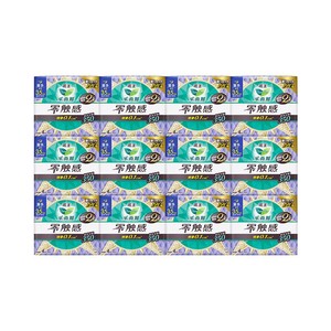 【新国标标准】花王乐而雅卫生巾零触感特薄超长夜用12包48片