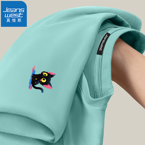 【拍3件70！旗舰店】真维斯（JEANSWEST）纯棉短袖百搭T恤