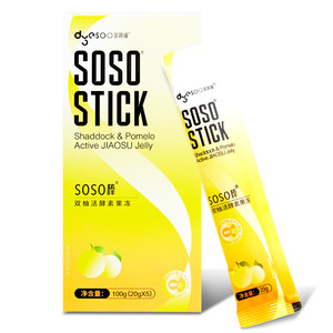 多燕瘦苹果醋黑咖啡味活酵素soso棒水果益生菌果冻嗨吃孝素益生元