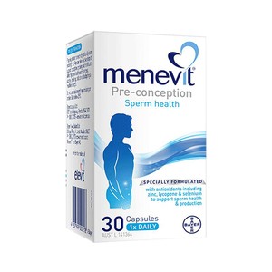 爱乐维Menevit男士备孕胶囊含叶酸维生素胶囊番茄红素锌硒30粒