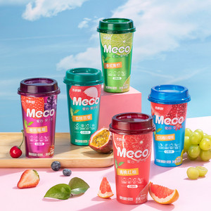 【时代少年团推荐】香飘飘Meco如鲜果茶400ml*8杯果汁茶饮料整箱