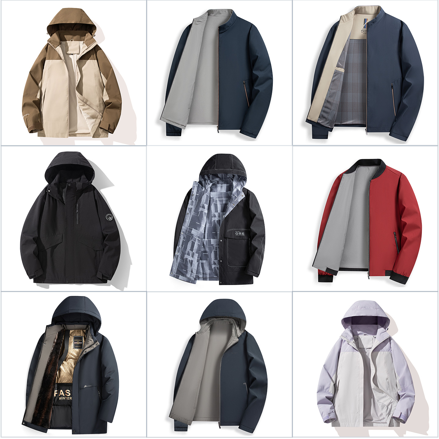 【秋冬外套合集】罗蒙男士冲锋夹克衣服2025秋季新款保暖羽绒服f 79元