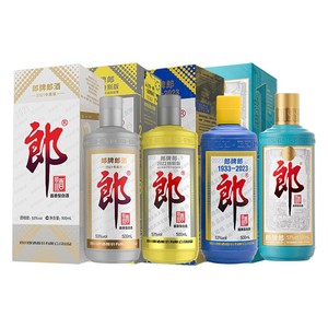 [收藏组合]郎酒 2022郎牌郎500mL*2+2023郎牌郎500mL*2 四瓶组合