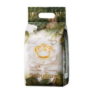 babycare山茶轻柔花苞纸尿裤拉拉裤婴儿超薄透气尿不湿NB/S/M-XL
