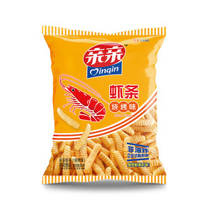 	【拍6到手15.4】亲亲（Qinqin） 零食大礼包 虾条80g/袋