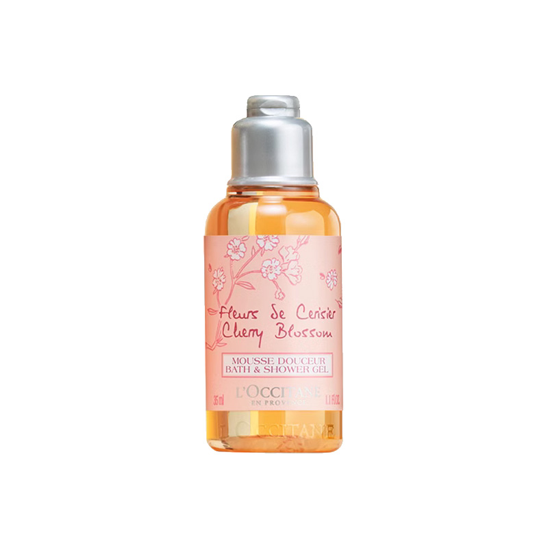 L'occitane/欧舒丹欧舒丹甜蜜樱花沐浴啫喱35ml补水保湿 29元
