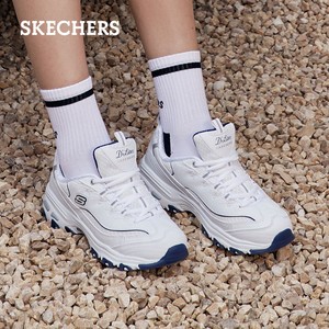 Skechers斯凯奇海军蓝|小白熊老爹鞋秋女鞋熊猫鞋厚底增高休闲鞋